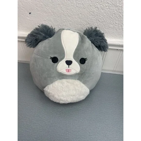Squishmallows “FlipaMallows” 8” Geraldine And Malu Pink Cat And Grey Dog - Picture 3 of 10
